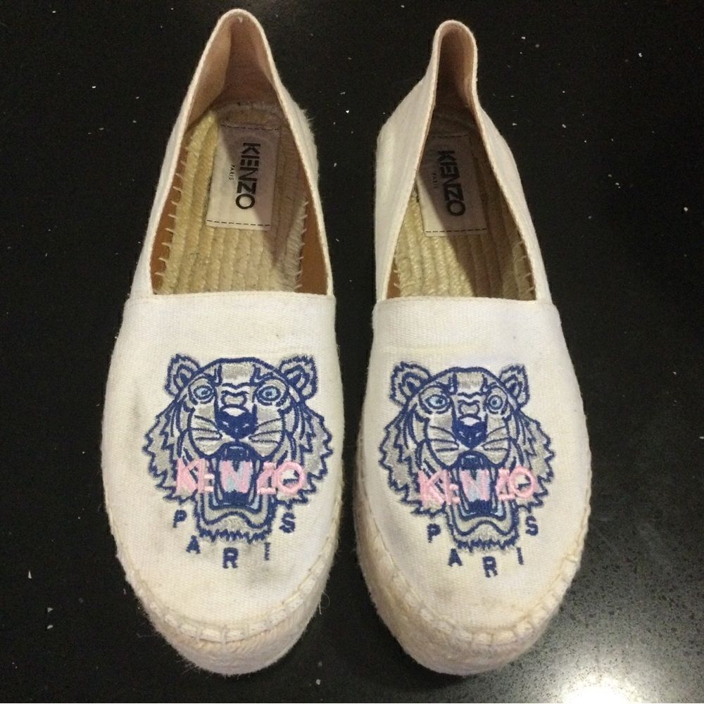 KENZO Tiger Platform Espadrilles